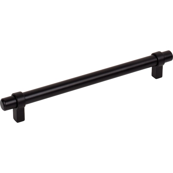 Jeffrey Alexander 192 Mm Center-To-Center Matte Black Key Grande Cabinet Bar Pull 5192MB - main